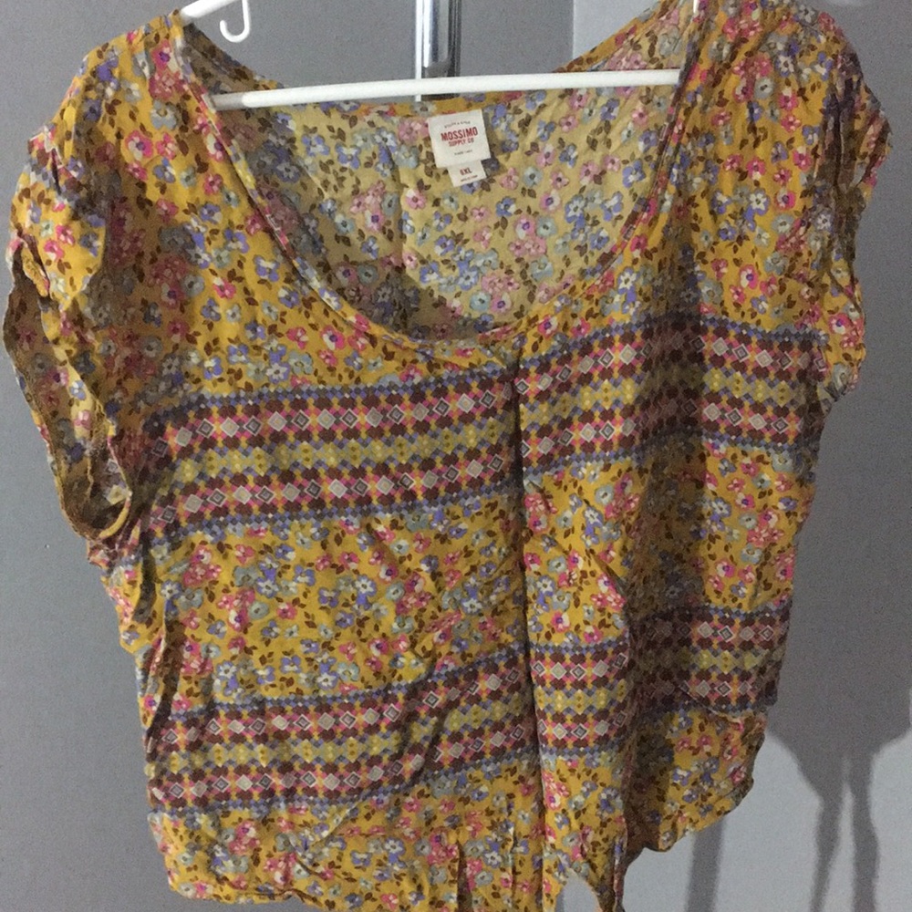 Mustard Tie up Shirt